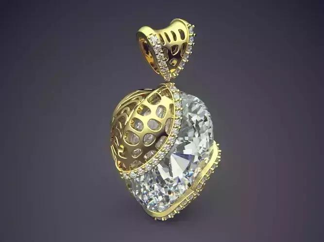 Pendant With Diamonds CAD-3100
