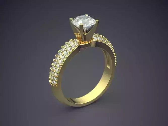 Classic Style Luxury Engagement Ring CAD 3092