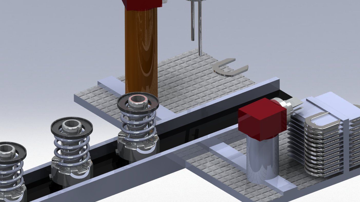 Conveyor assembly design Free 3D model_3