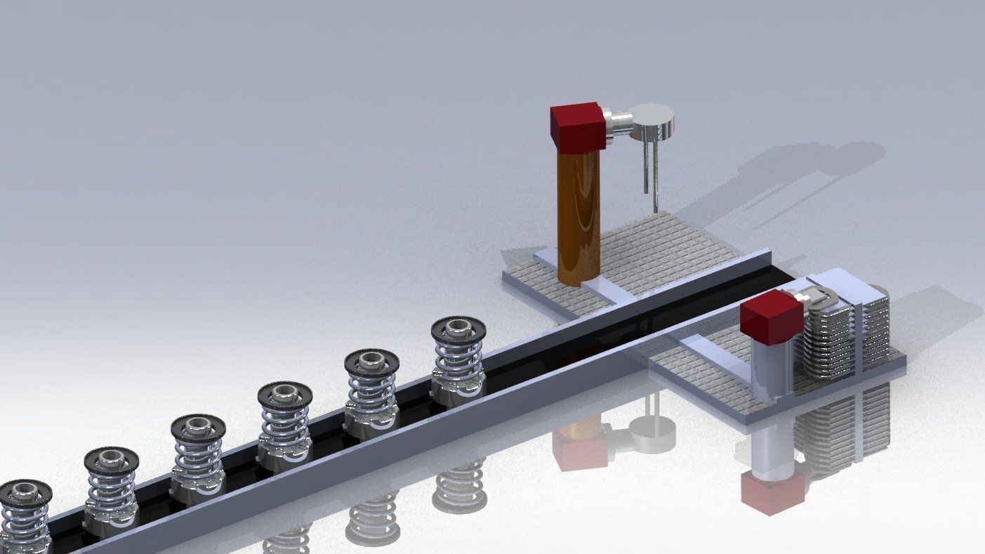 Conveyor assembly design Free 3D model_4