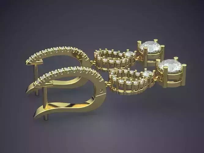 Sophisticated Hanging Earrings CAD 3078