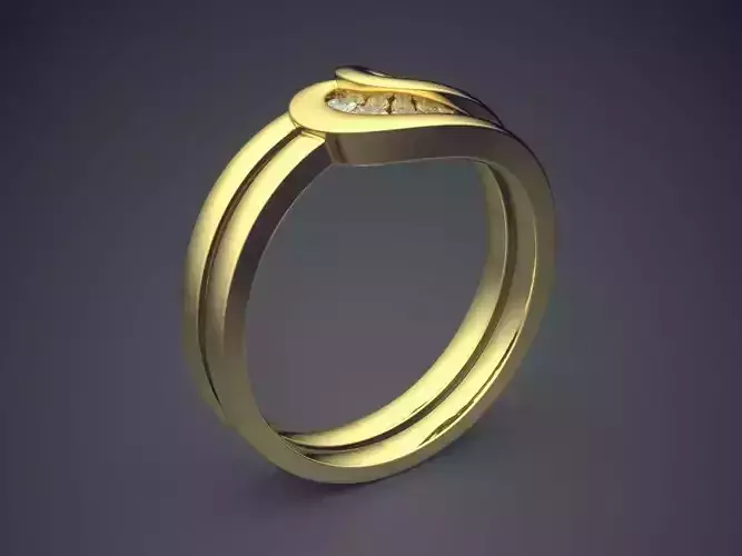 Rings With Sophisticated Ornament CAD 3073