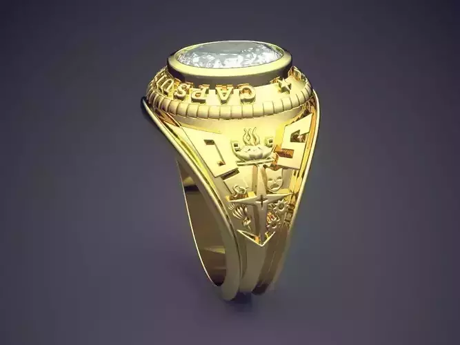 Very Luxurious Ring With Huge Diamond CAD 3071