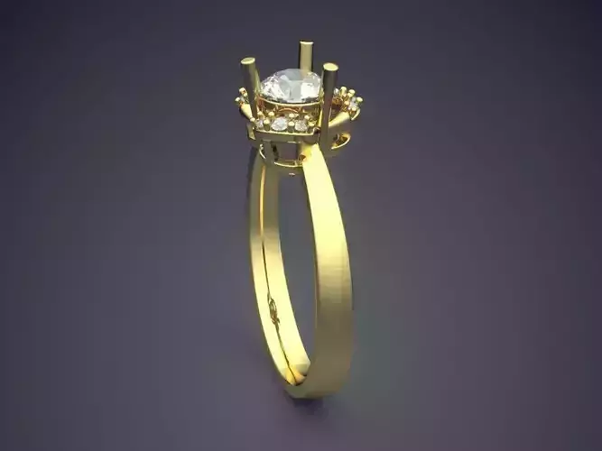 Ring With Sprinkle Of Diamonds CAD 3068