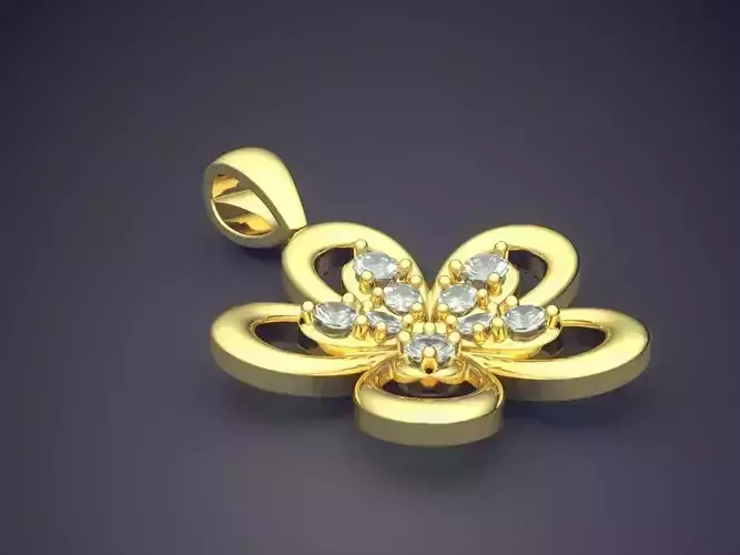 Five Clover Leaves Shaped Earrings CAD 3054