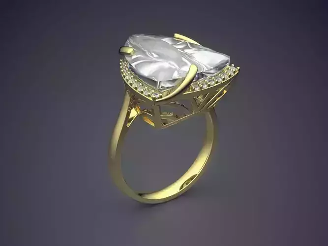 Engagement With Enormous Diamond CAD 3051