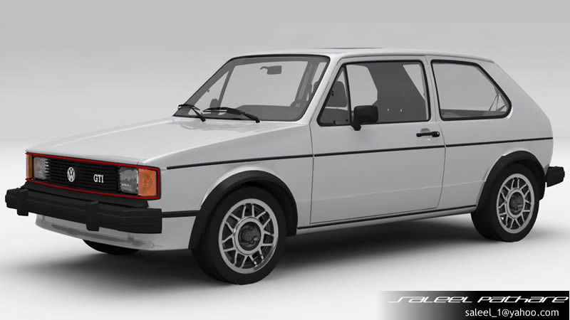 Vw Rabbit Gti Mk1 3d Model Max Obj Mtl 4 Vw Rabbit Gti Mk1 3d Model Max Obj Mtl 4