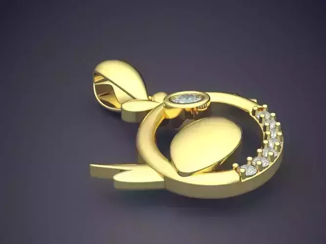 Interesting Designed Luxury Pendant CAD 3038 3D print model