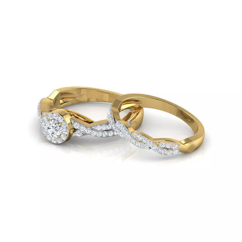 Luminous Bridal Ring 3D print model