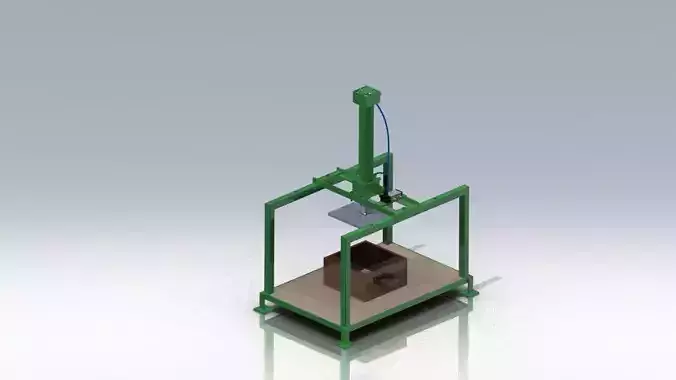 Pneumatic ramming machine Free 3D model