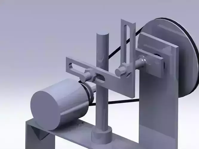 Crank sloter mechanism Free 3D model