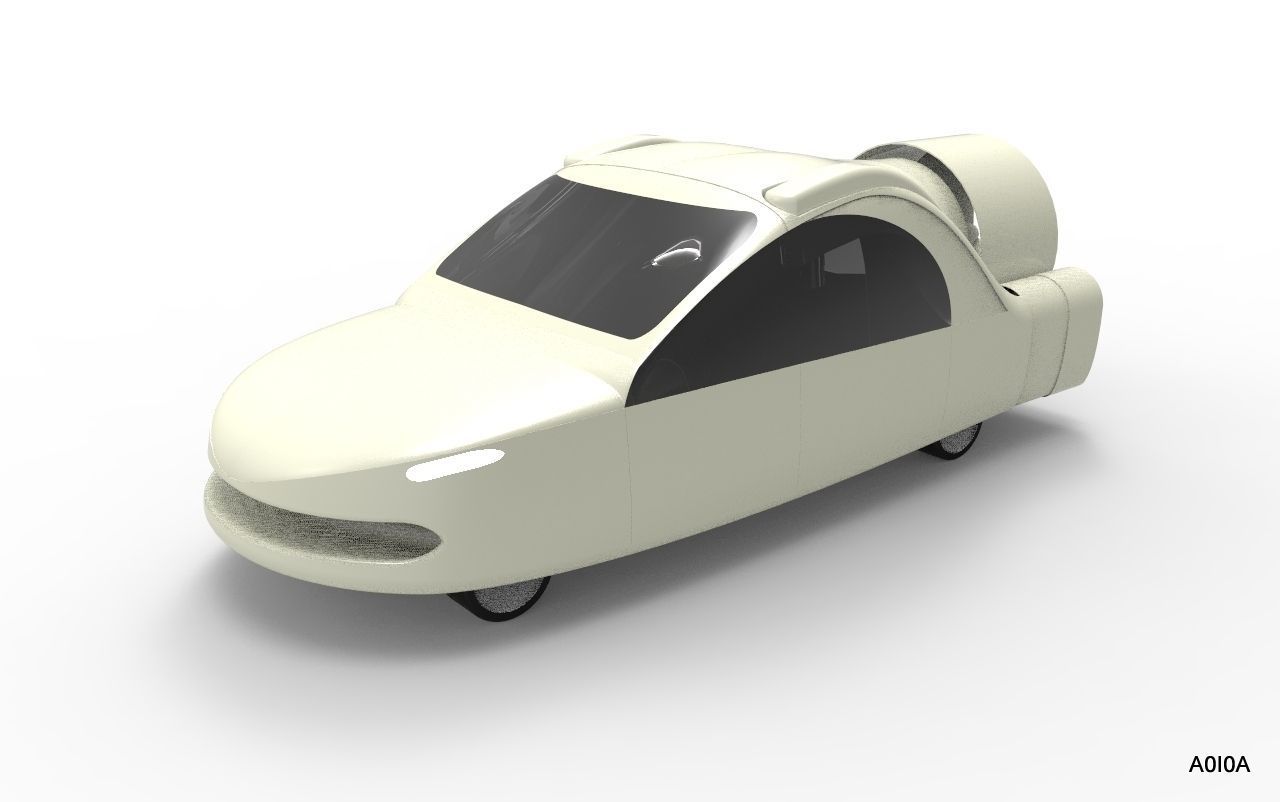 Terrafugia TF-X Flying Car Free 3D model_18