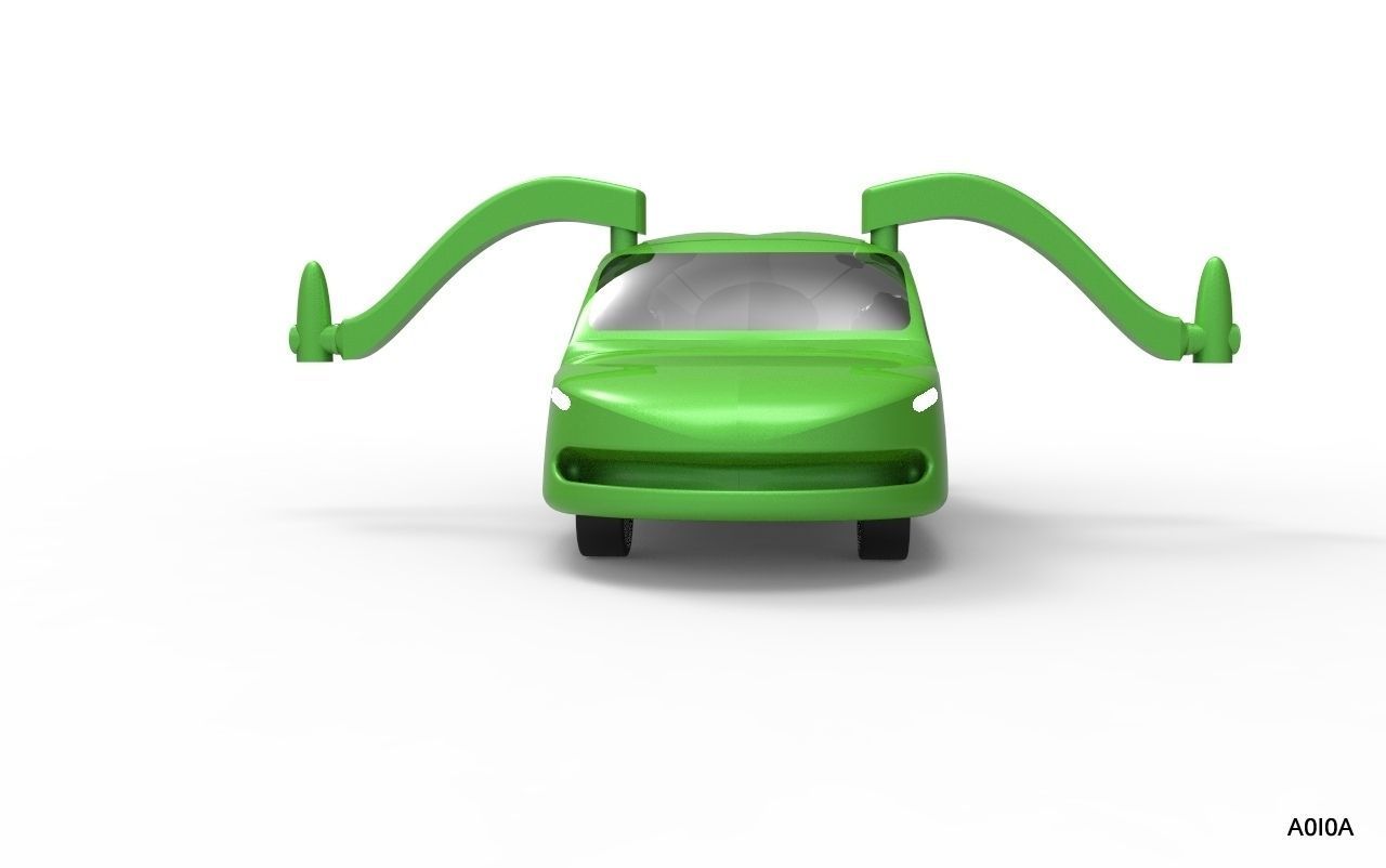 Terrafugia TF-X Flying Car Free 3D model_9