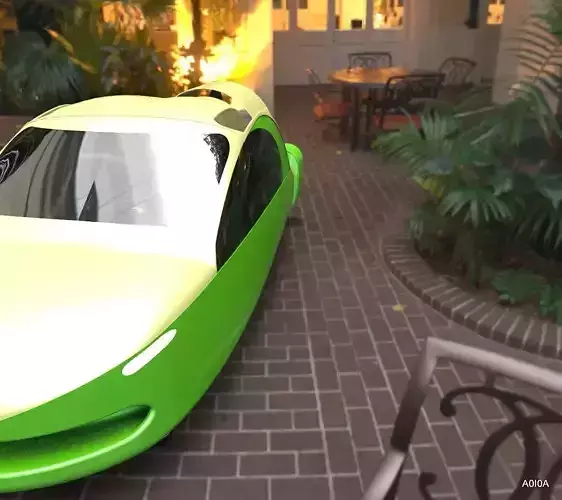 Terrafugia TF-X Flying Car Free 3D model