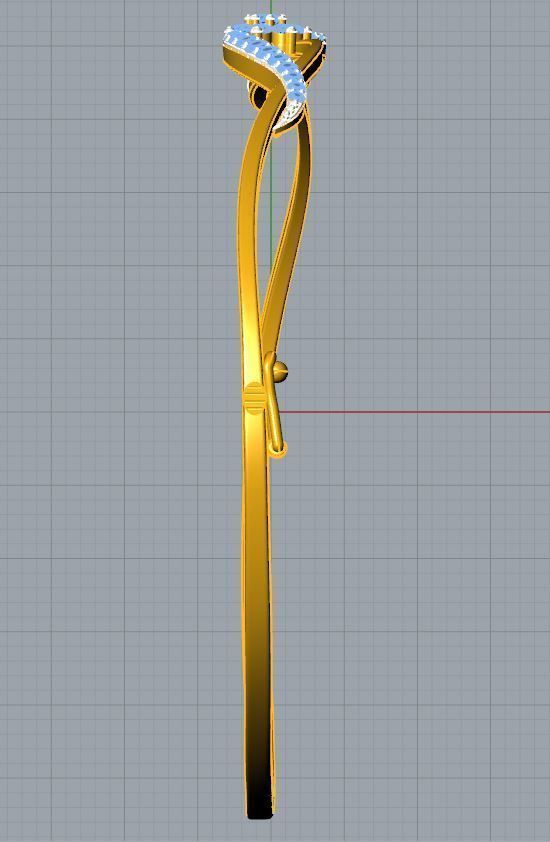 Petite Cluster Bracelet 3D print model_9