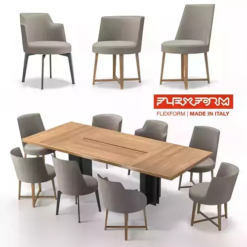 Flexform Hera Free 3D model