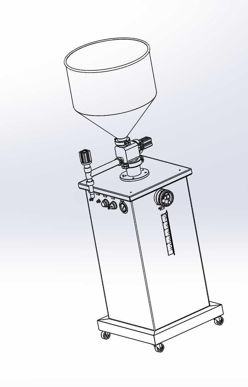 Vertical filling machine 3D model_5