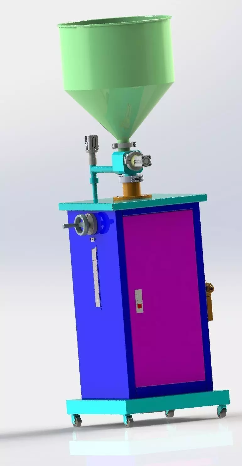 Vertical filling machine 3D model_0