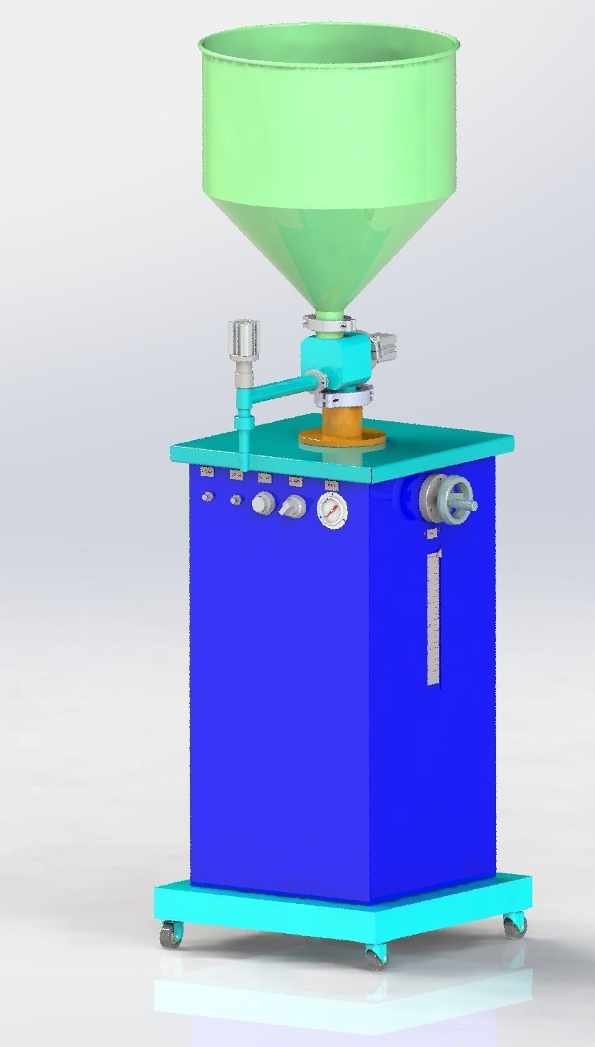 Vertical filling machine 3D model_8