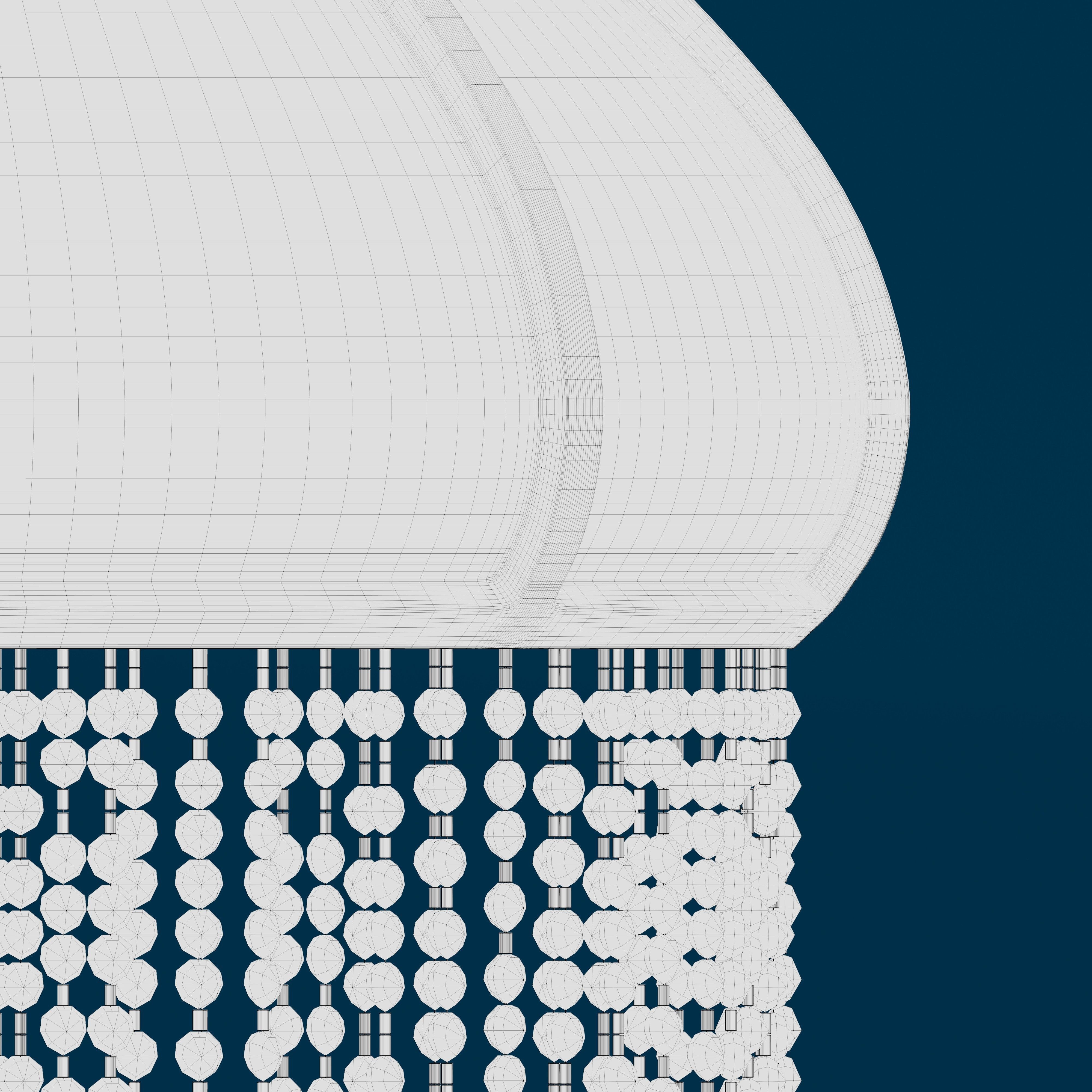 Moroccan Dotted Table Lamp 3D model_7