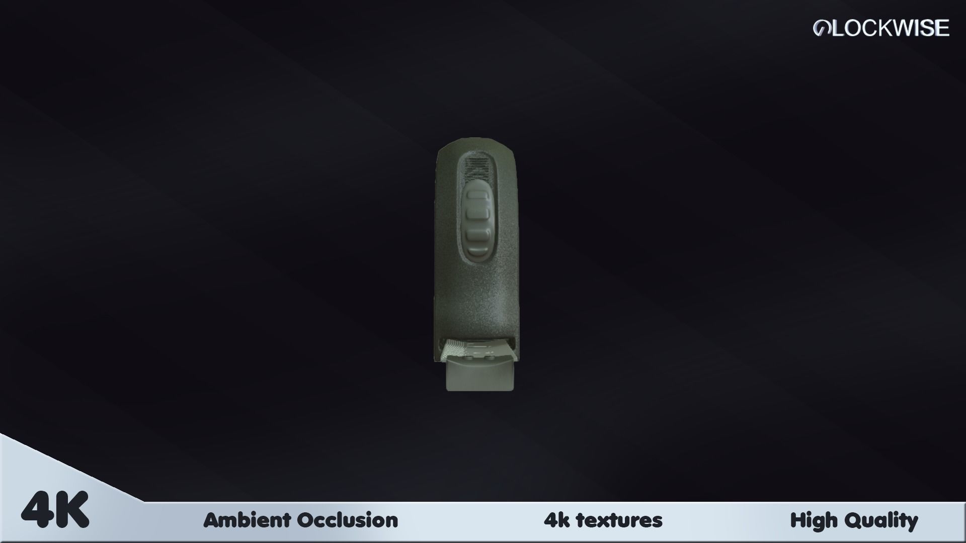 Measuring tape Low-poly 3D model_3