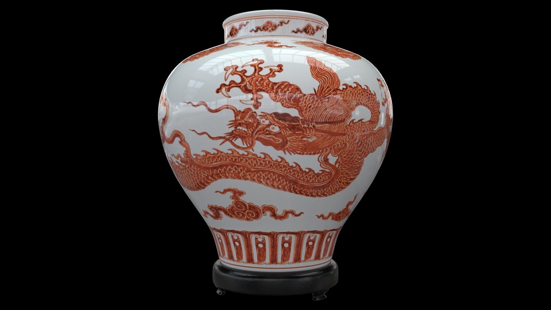 Ming vase 3D model_4