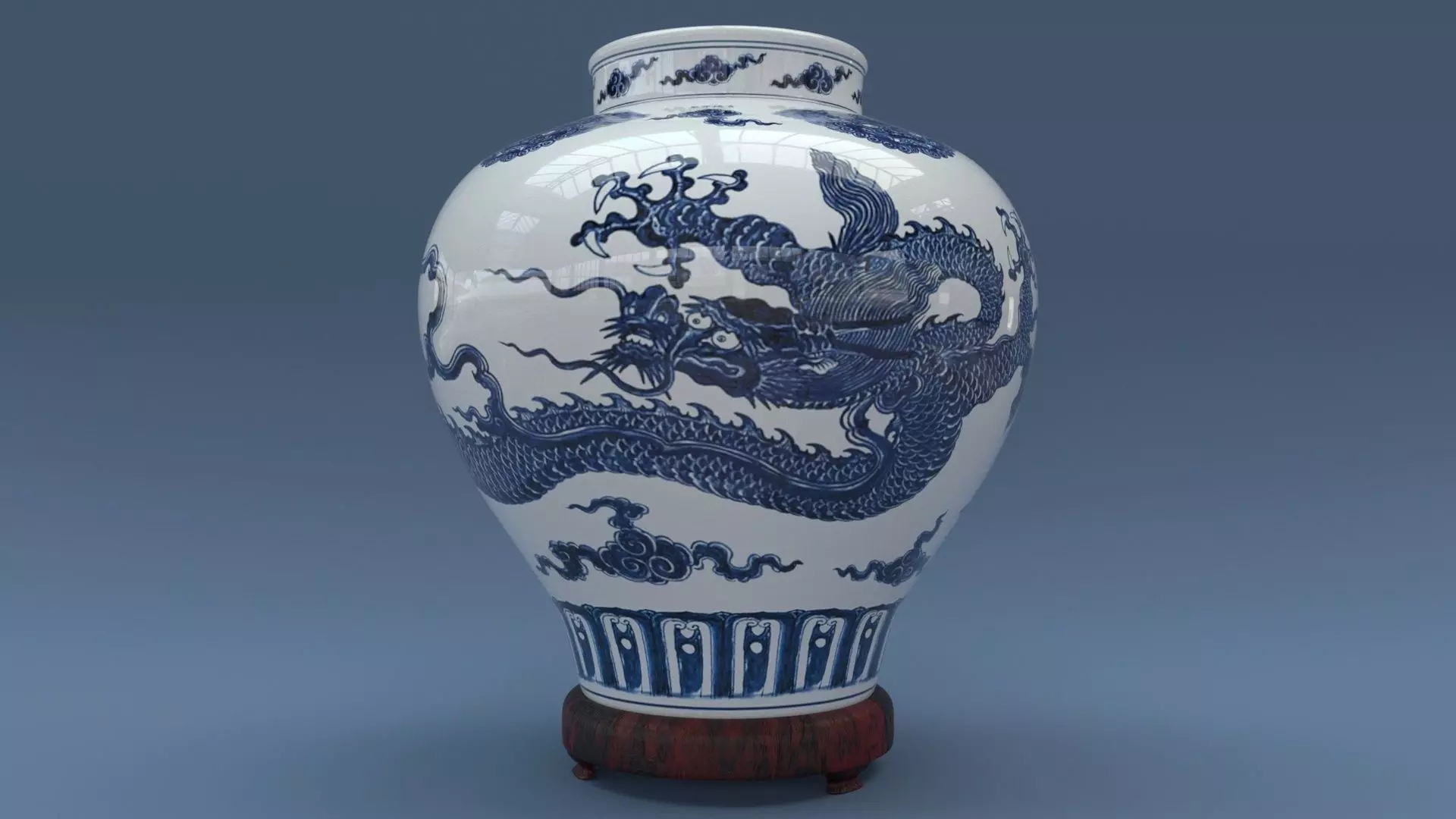 Ming vase 3D model_0