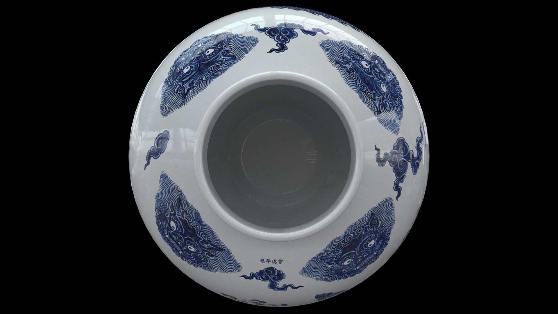 Ming vase 3D model_2