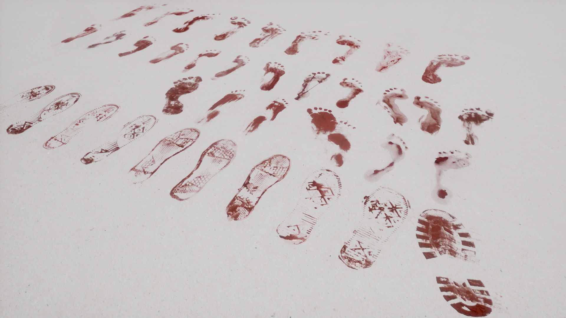 Blood-Miscellaneous group of bloody hand prints Texture_10