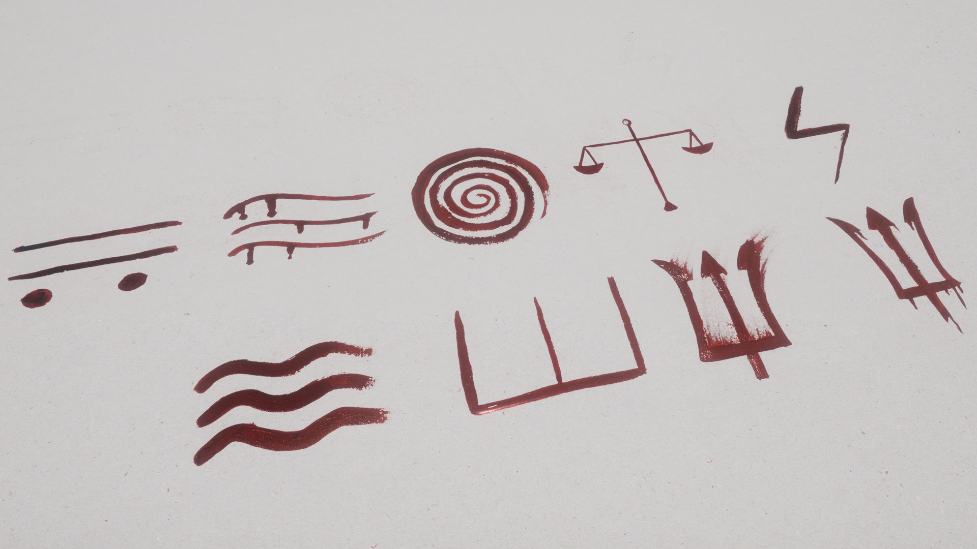 Blood-Miscellaneous group of bloody hand prints Texture_11