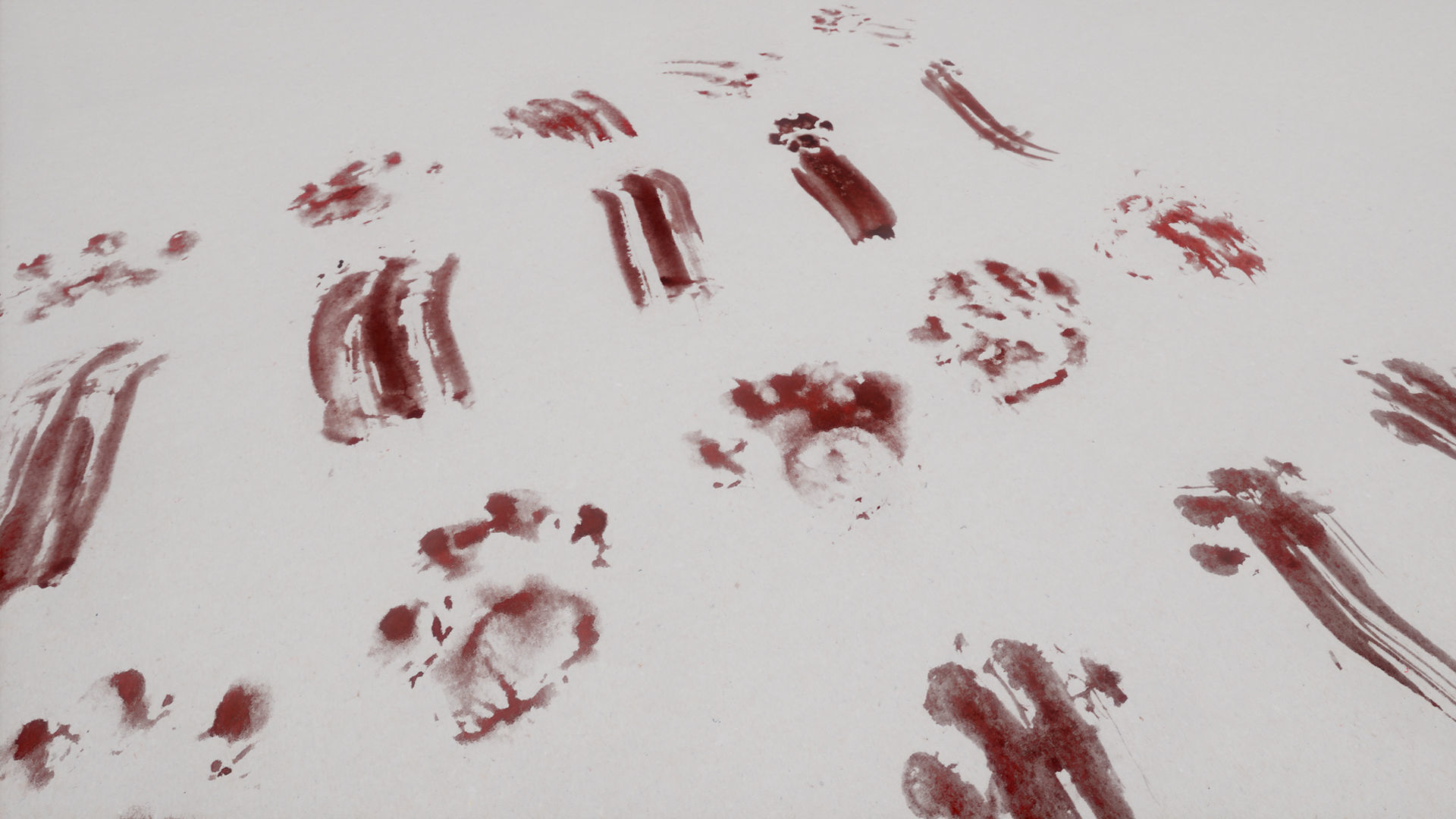 Blood-Miscellaneous group of bloody hand prints Texture_7