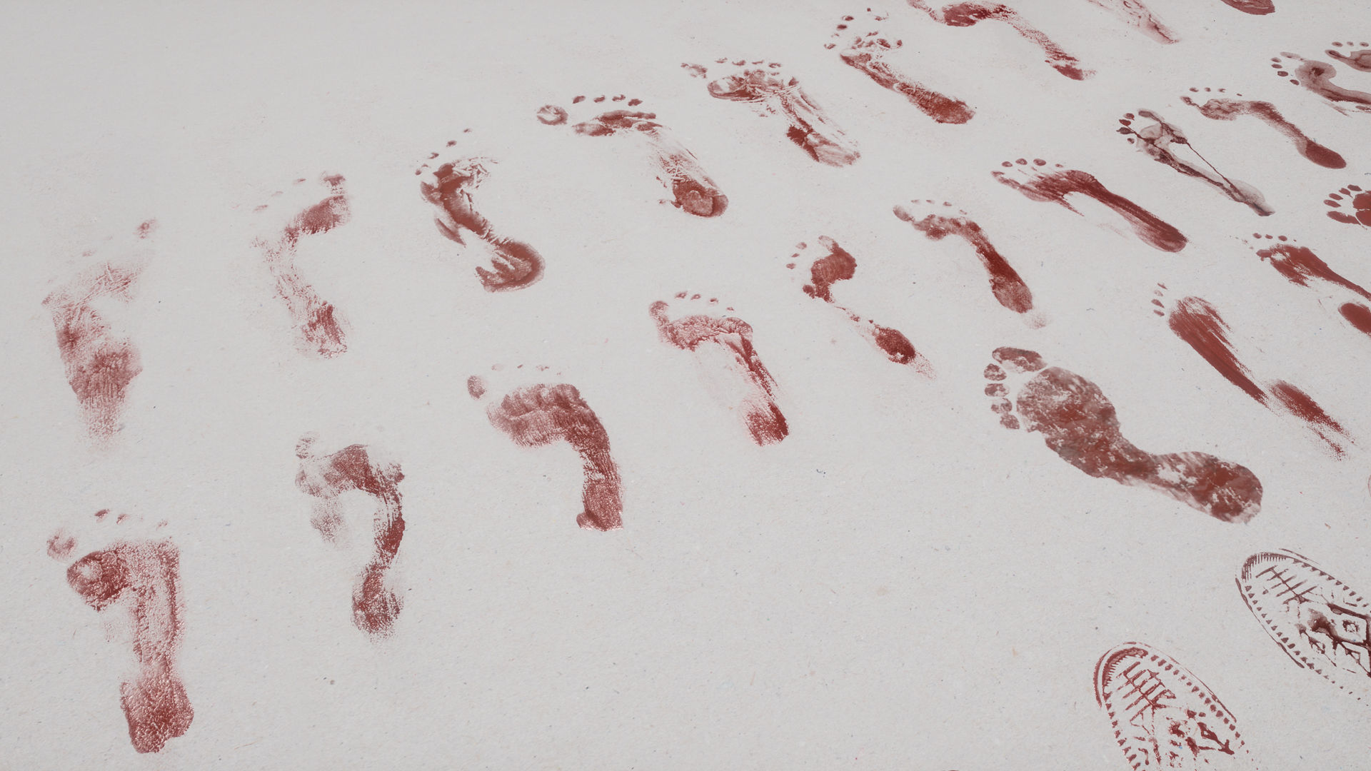 Blood-Miscellaneous group of bloody hand prints Texture_8