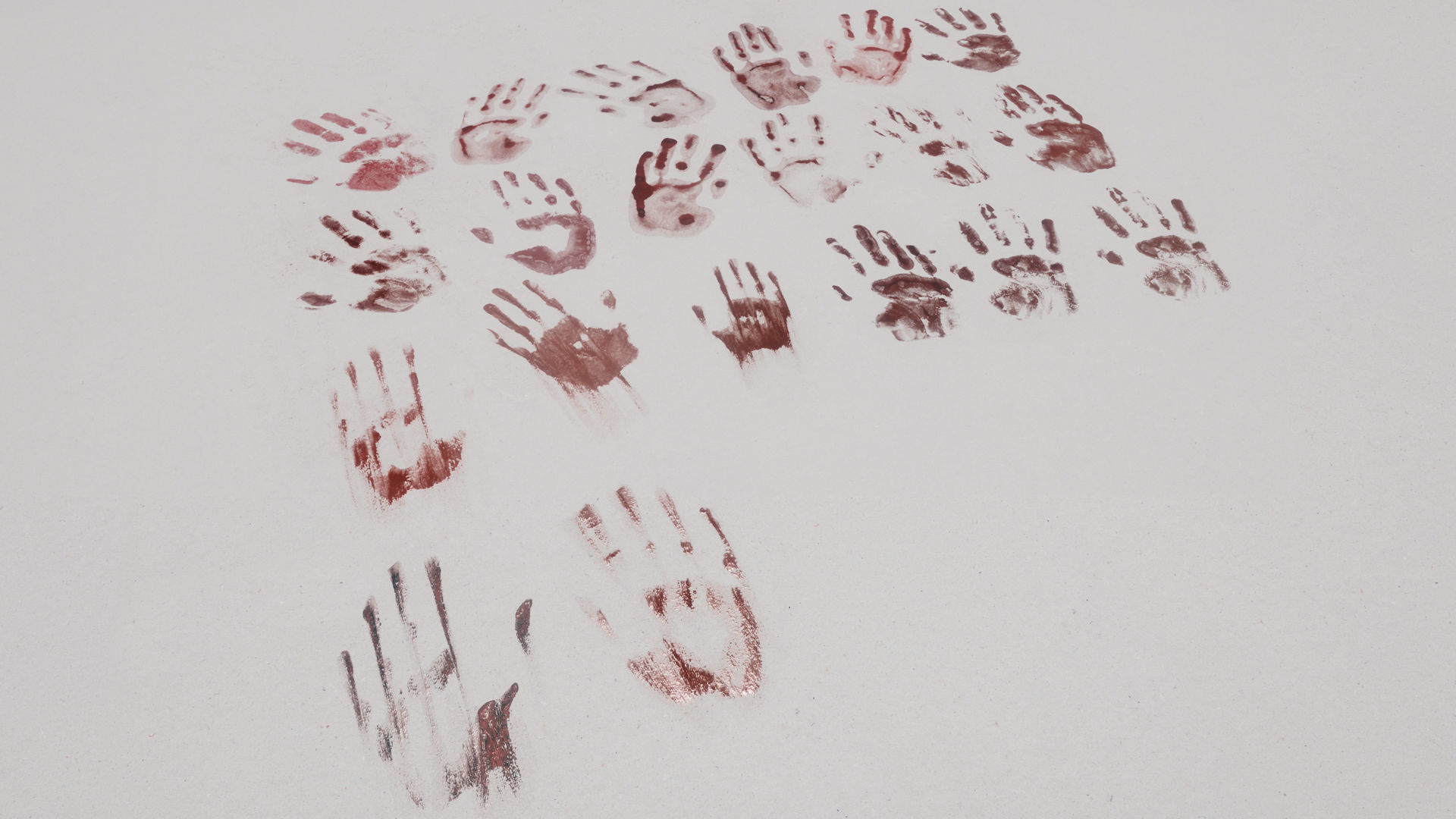 Blood-Miscellaneous group of bloody hand prints Texture_1