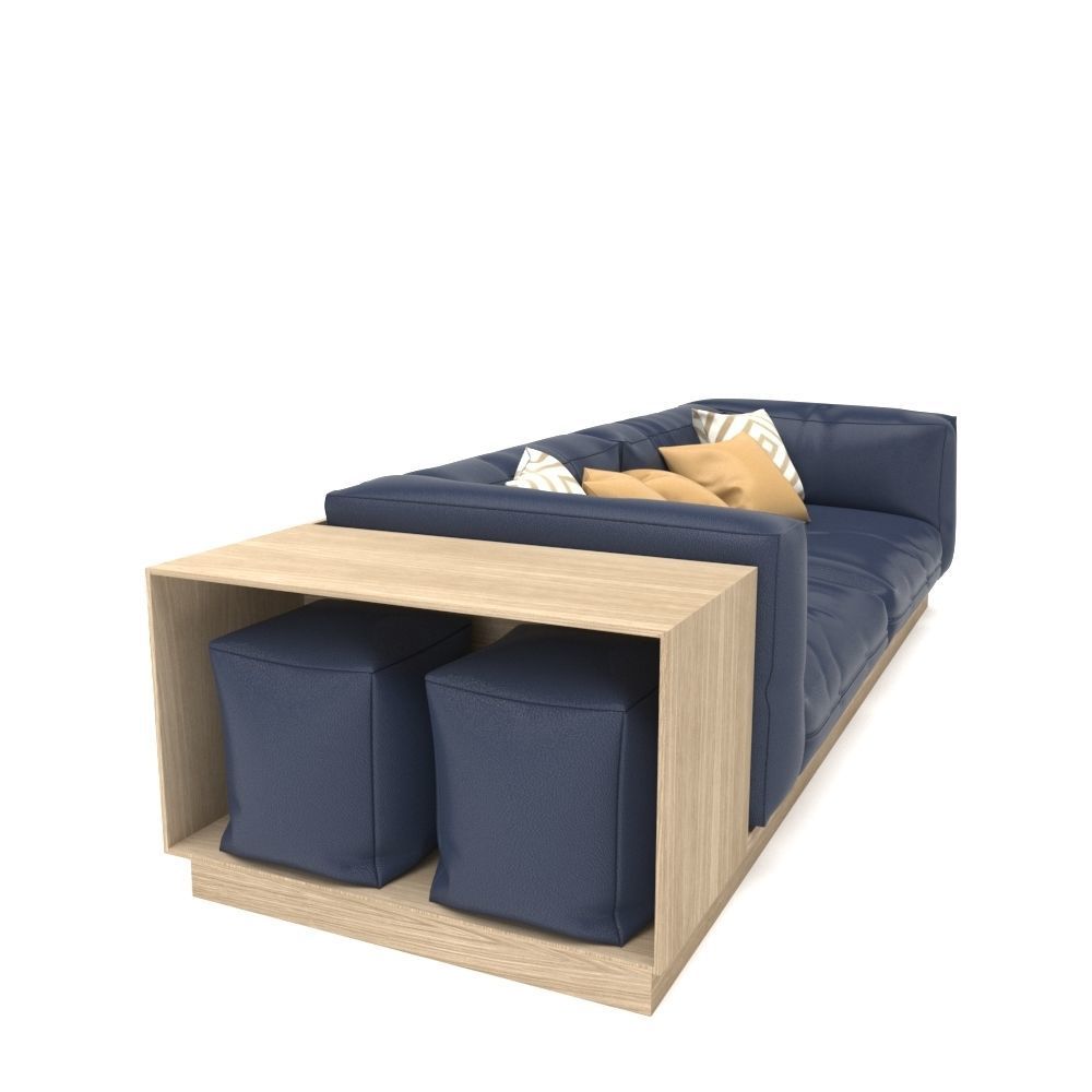 MINIMALISTIC MODERN SOFA 3D model_1