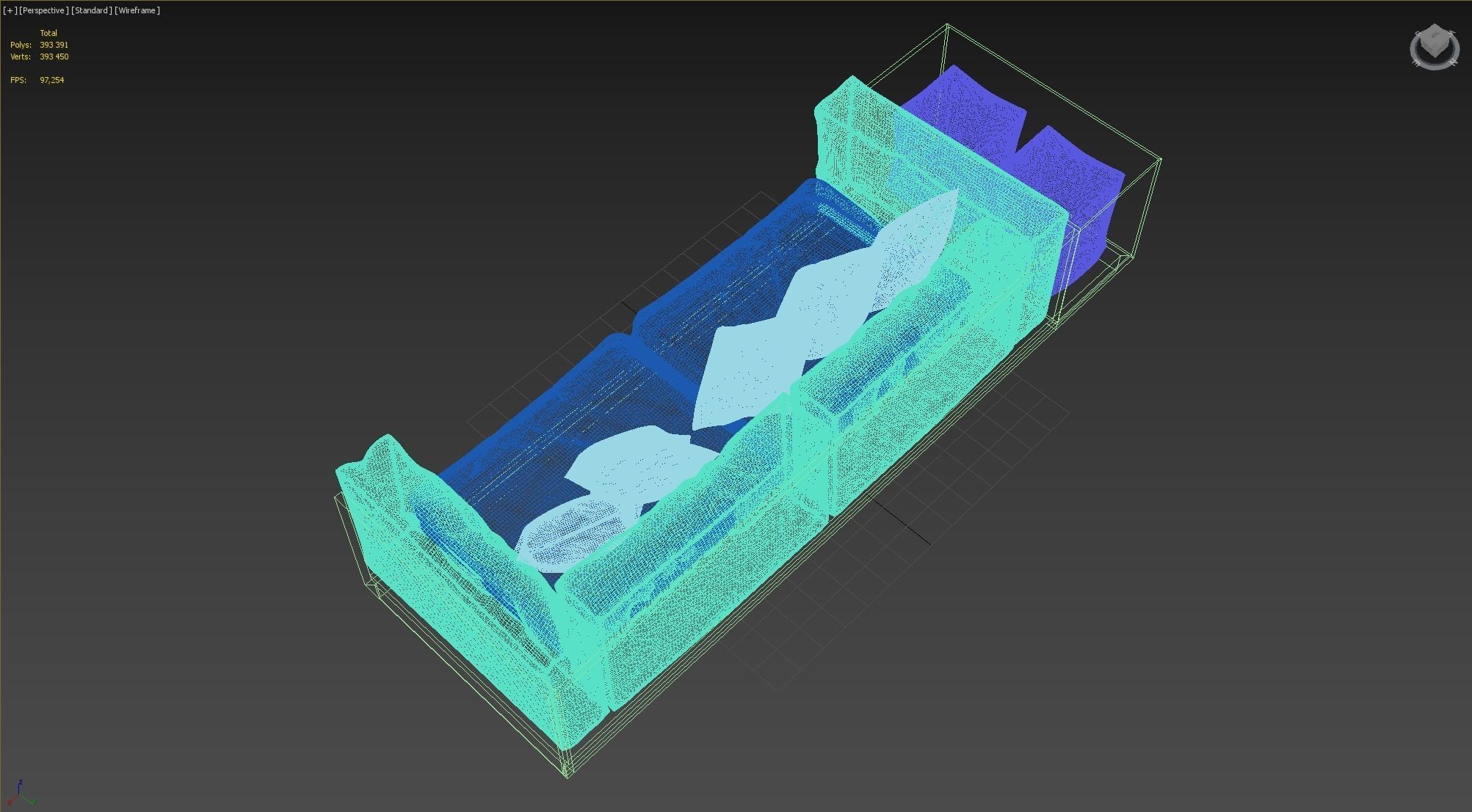 MINIMALISTIC MODERN SOFA 3D model_5