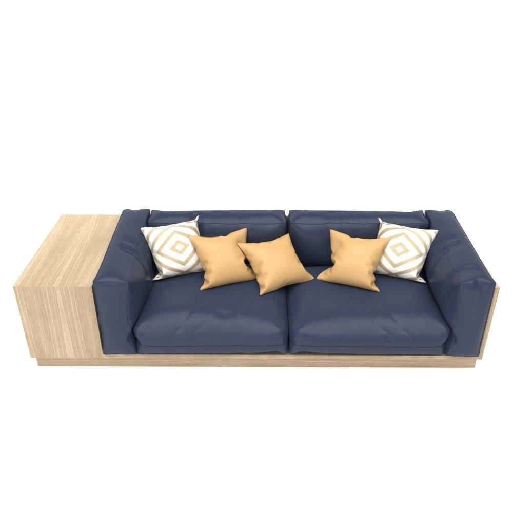 MINIMALISTIC MODERN SOFA 3D model_2