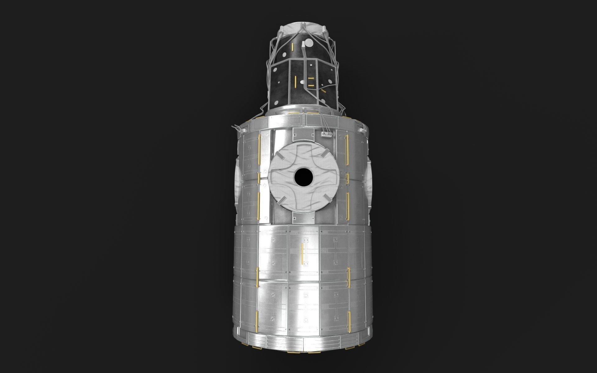 Node Two Harmony module on International Space Station 3D model_12