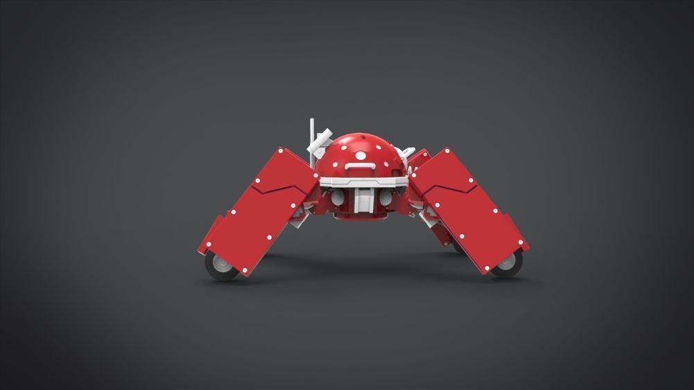 Logicoma futuristic robot Low-poly 3D model_6