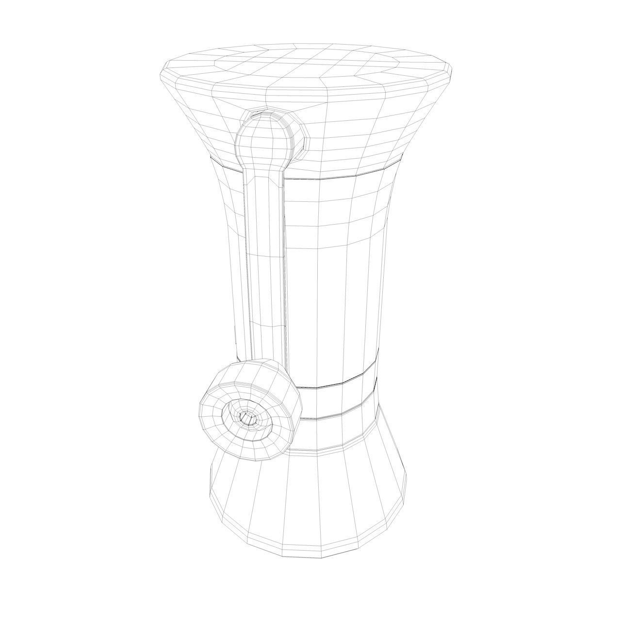 Coffee Grinder 3D model_9