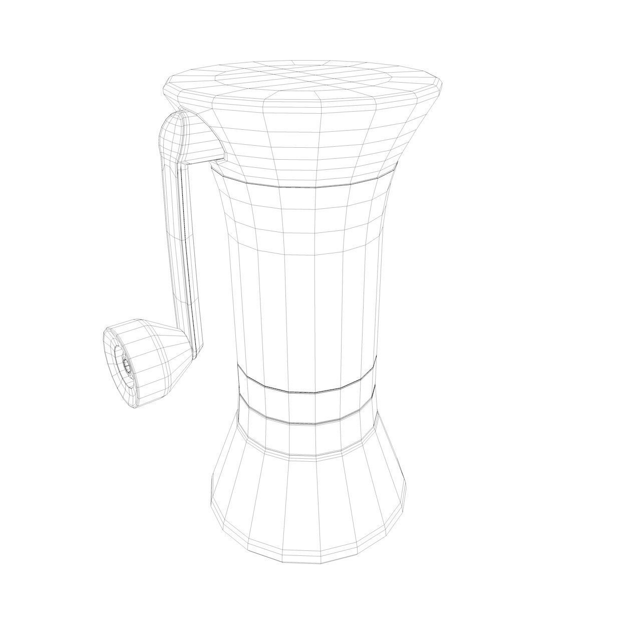 Coffee Grinder 3D model_8