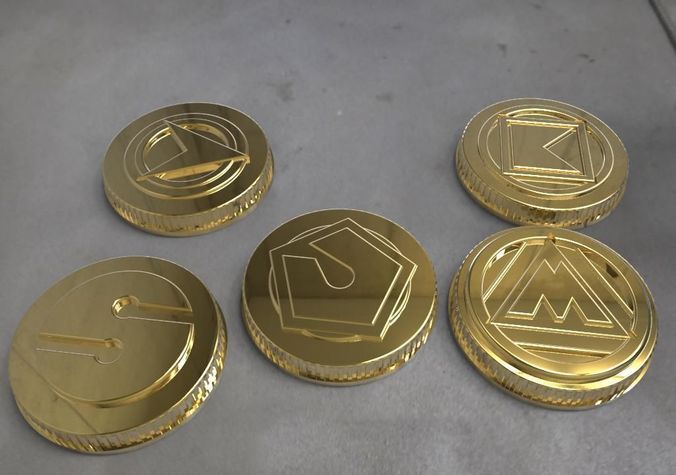 Alien rangers power coins 3D print model