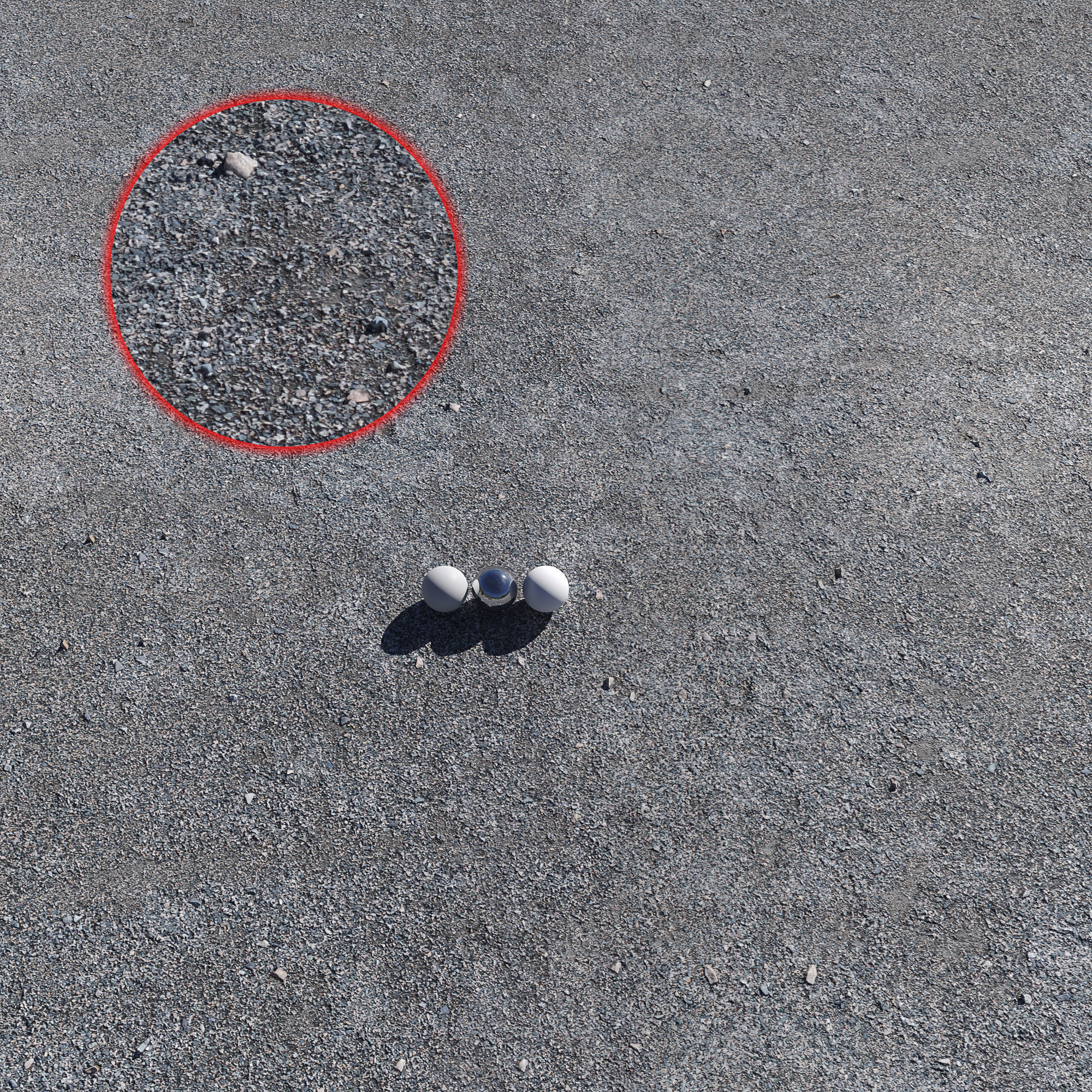 Ultra realistic Gravel Scan model 3D model_1