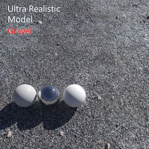 Ultra realistic Gravel Scan model 3D model