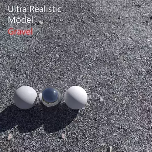 Ultra realistic Gravel Scan model 3D model