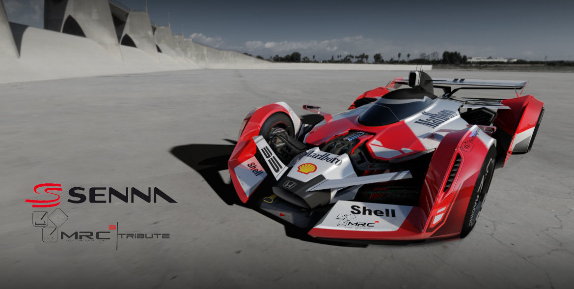 F1 concept senna tribute