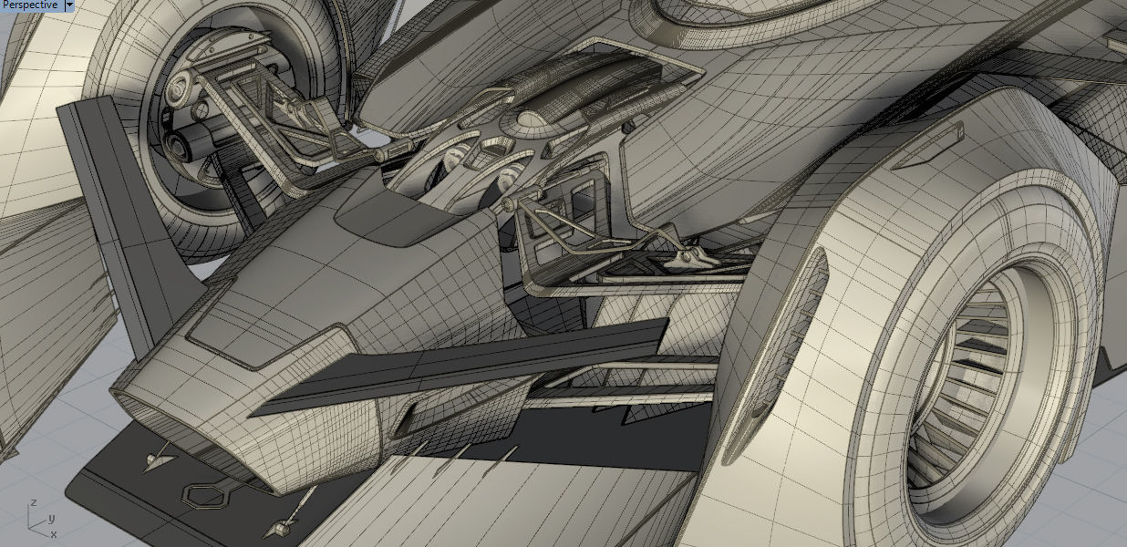 F1 concept senna tribute Low-poly 3D model_5