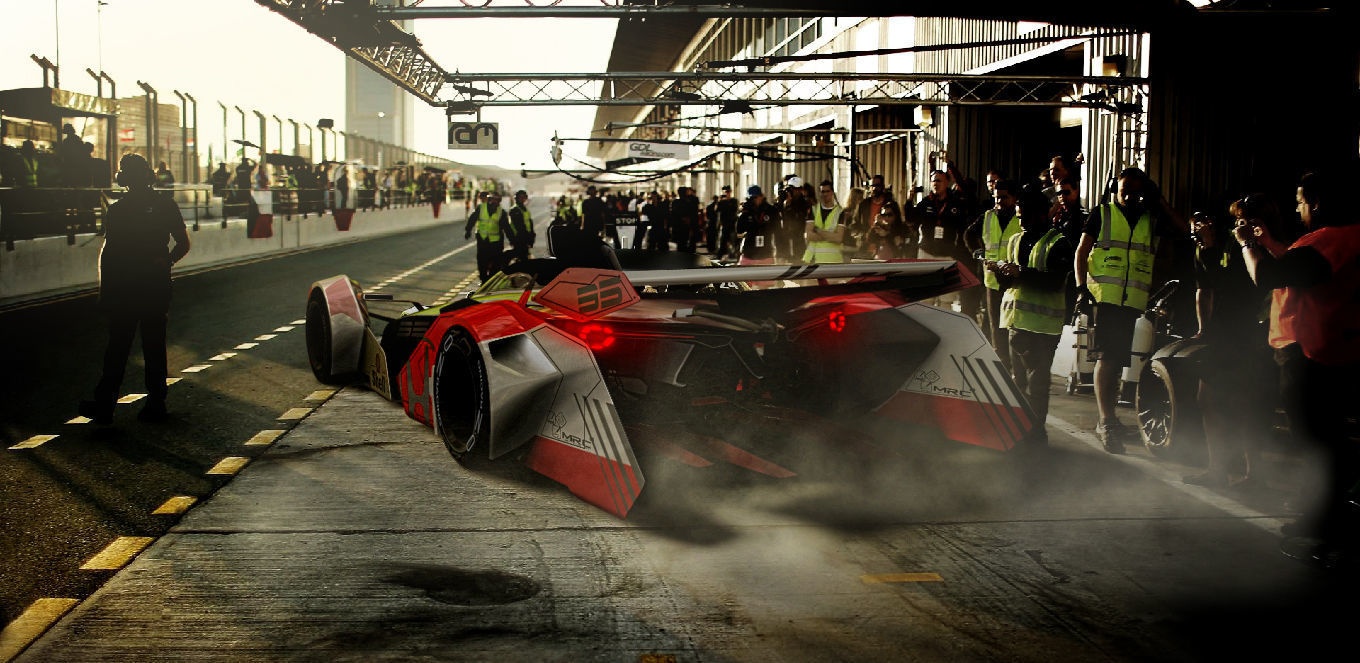 F1 concept senna tribute Low-poly 3D model_7