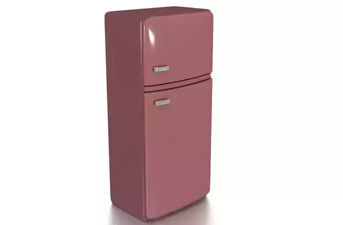 Fridge refrigerator Free low-poly 3D model