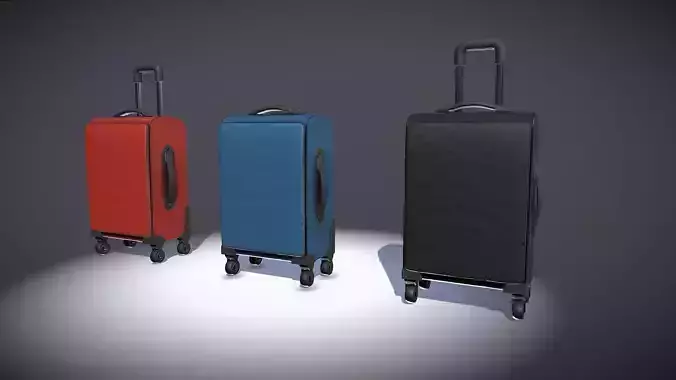 Luggage 4 three suitcases on wheels