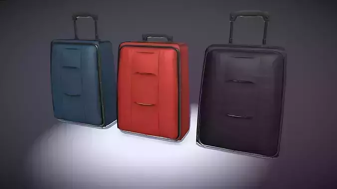 luggage 9 three suitcases